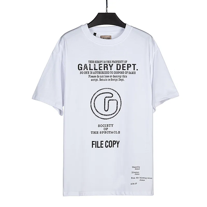GALLERY. DEPT new short-sleeved T-shirt Style number: D2287P106 Color: Black White Size: S M L XL